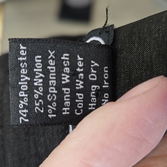 Cira Sun Woo Black Jacket Satin Plus Size Blazer Double Three Button Closure 1X - Picture 10 of 12